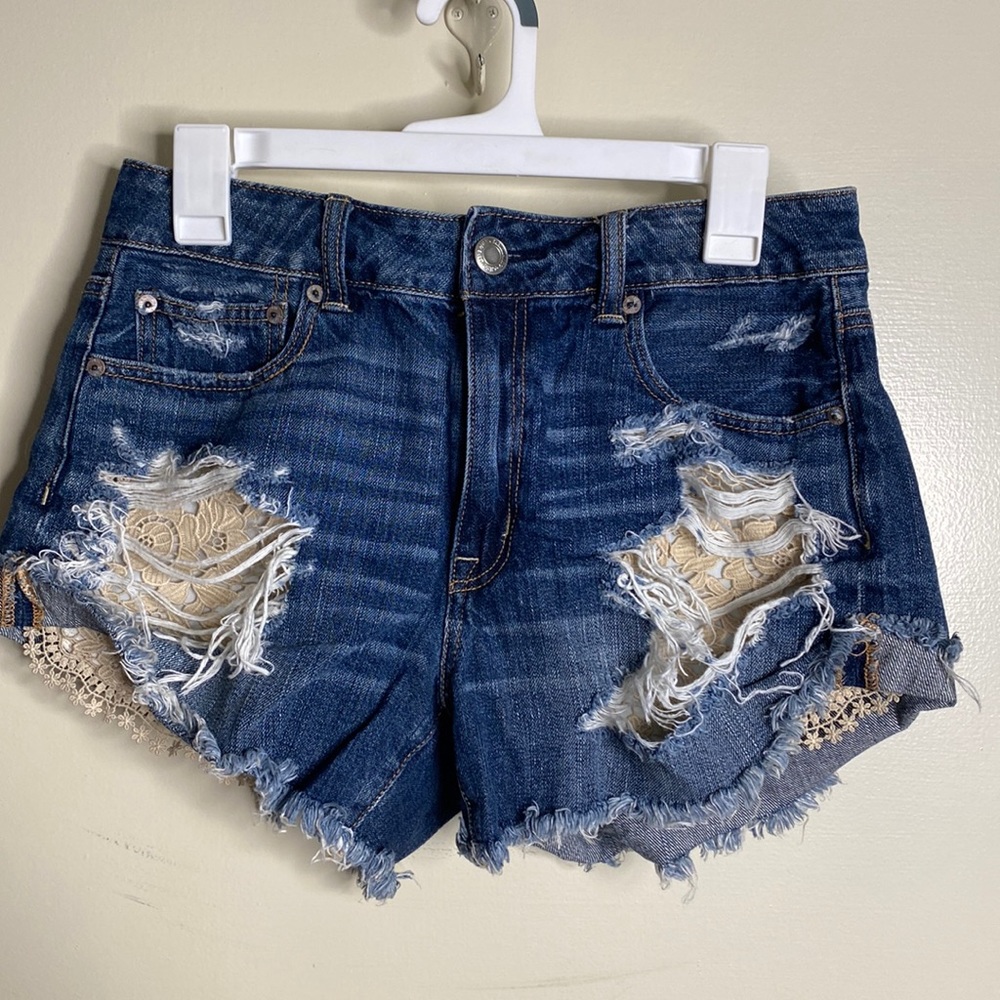Like new American eagle high waisted festival shorts